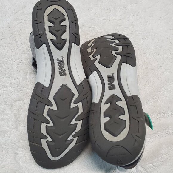 Teva Gray Tirra CT Drizzle Closed Toe Strap Strappy Casual Sandal Shoe Women 9.5 - Picture 4 of 11